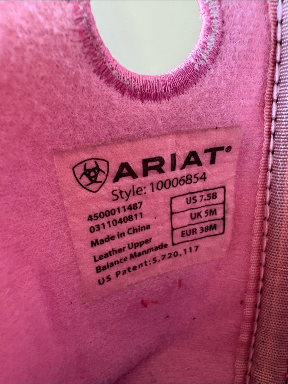 Ariat Fatbaby Cowgirl Camo Pink Western Boots 7.5B - Picture 12 of 12